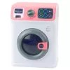 LEAN TOYS Máquina de lavar para crianças com tambor rotativo, luzes e sons, branco/rosa