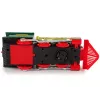 LEAN TOYS Locomotiva de Natal Luzes Som Verde a Pilhas