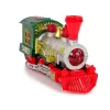 LEAN TOYS Locomotiva de Natal Luzes Som Verde a Pilhas