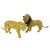 LEAN TOYS Conjunto de Veículos Animais de Circo Camião + Carro com Atrelado