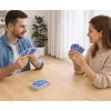 Cartas de jogar clássicas com revestimento de plástico azul LEAN TOYS - tamanho póquer, 54 cartas, resistentes a salpicos