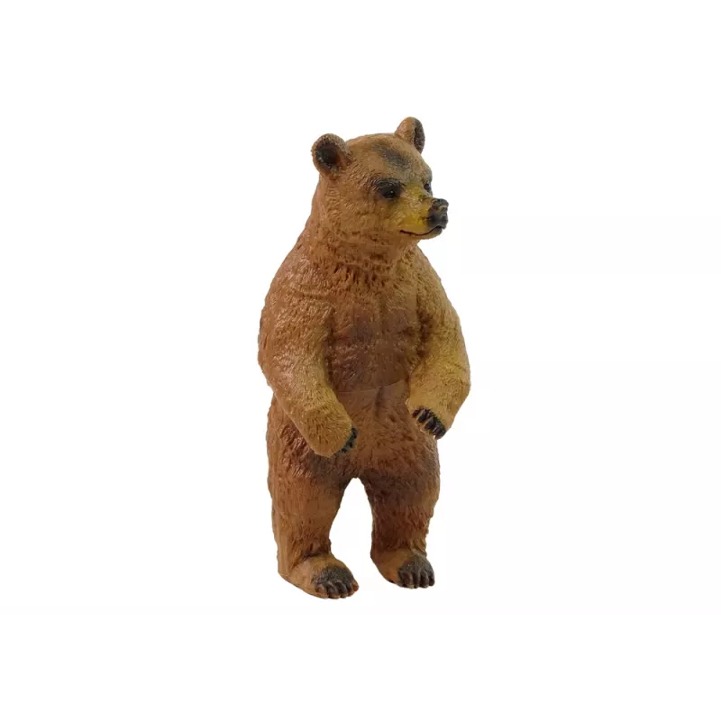 LEAN TOYS Figura de Coleção Urso-pardo Animais do Mundo
