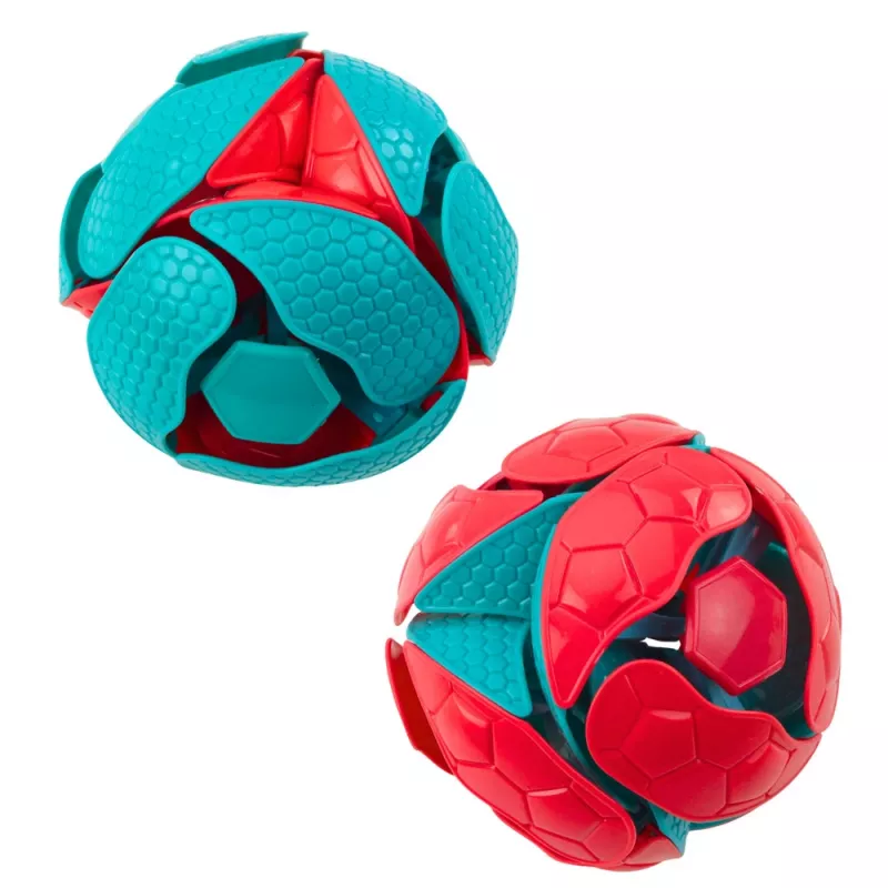 LEAN TOYS bola de malabarismo LED com mudança de cor 8 cm multicolor