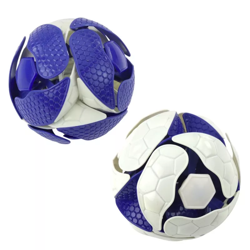 LEAN TOYS bola de malabarismo LED com mudança de cor 8 cm multicolor