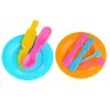 LEAN TOYS Color Clay DIY Bolo de Aniversário Casa - 24 cores, massa de modelar de secagem ao ar, conjunto de trabalhos manuais com ferramentas, moldes e acessórios para crianças a partir dos 6 anos