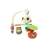 LEAN TOYS Carrossel de Melodias Pássaros Coloridos para Berço e Carrinho de Bebé