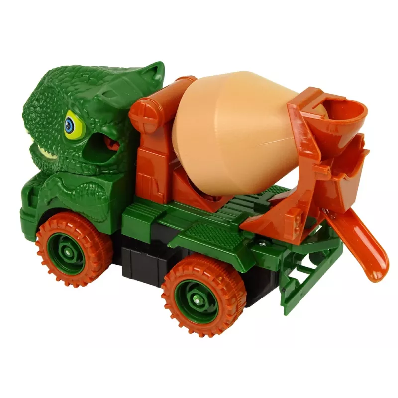 LEAN TOYS Betoneira dinossauro Unwrecker acessório verde