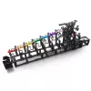 LEAN TOYS Blocos de construção pista de bolas com motor elétrico 2520 peças