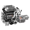 LEAN TOYS Blocos de construção motor de carro V8 transmissão 2024 el.