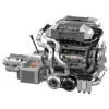 LEAN TOYS Blocos de construção motor de carro V8 transmissão 2024 el.