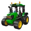 LEAN TOYS Blocos de construção trator agrícola verde 304 peças