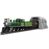Blocos de construção locomotiva a vapor telecomandada RC LEAN TOYS verde 1212 peças