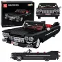 LEAN TOYS Blocos de construção carro clássico descapotável Cadi-Elrado preto 1324 peças