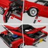 Blocos de construção LEAN TOYS carro desportivo Charger vermelho 1869 peças