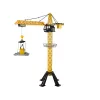 LEAN TOYS Grua de Construção com Telecomando Torre Eiffel 90 cm de Altura