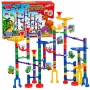 LEAN TOYS conjunto de construção pista de bolas túnel dinossauros coloridos 192 peças