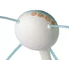 LEAN TOYS Carrossel de berço projetor piloto melodias sons de animais azul