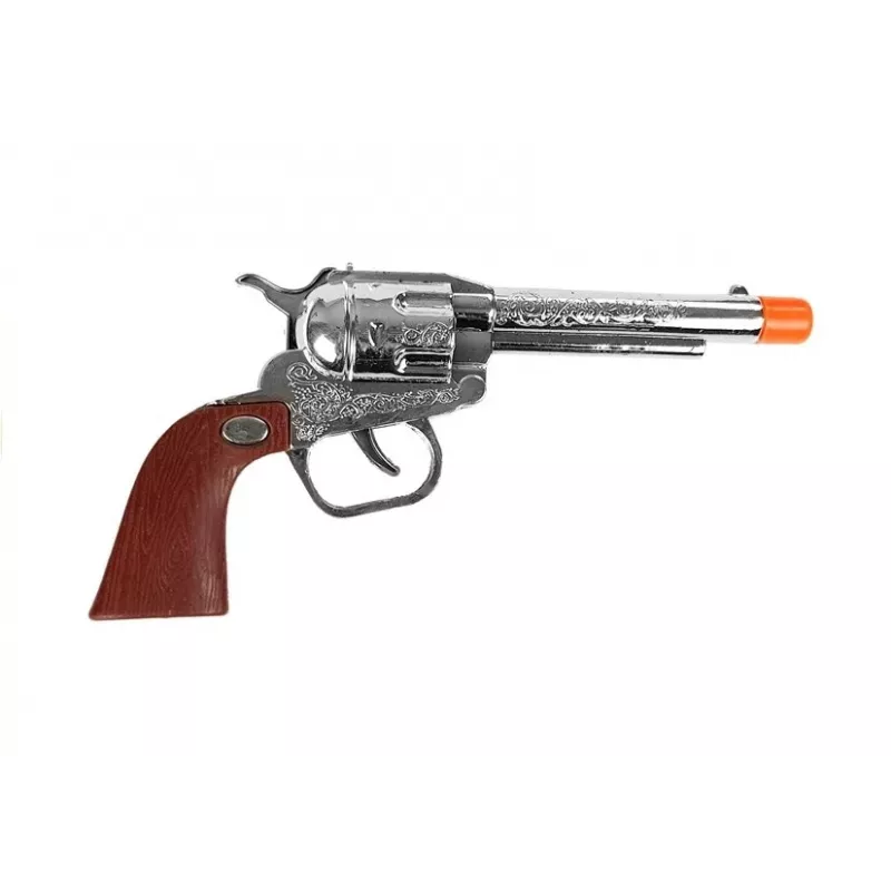 LEAN TOYS Conjunto de cowboy com espingarda de alavanca, revólver Colt e distintivo de xerife