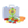LEAN TOYS Puzzle mosaico criativo 4 em 1 chave de fendas 237 peças
