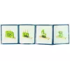 LEAN TOYS Blocos de madeira espaciais criativos puzzle 3D rã