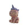 LEAN TOYS Kit Criativo Unicórnio DIY Diamantes Cristais Castanho