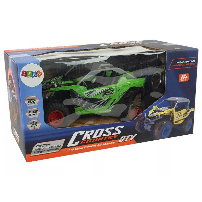LEAN TOYS Carro telecomandado todo-o-terreno 27 MHz verde