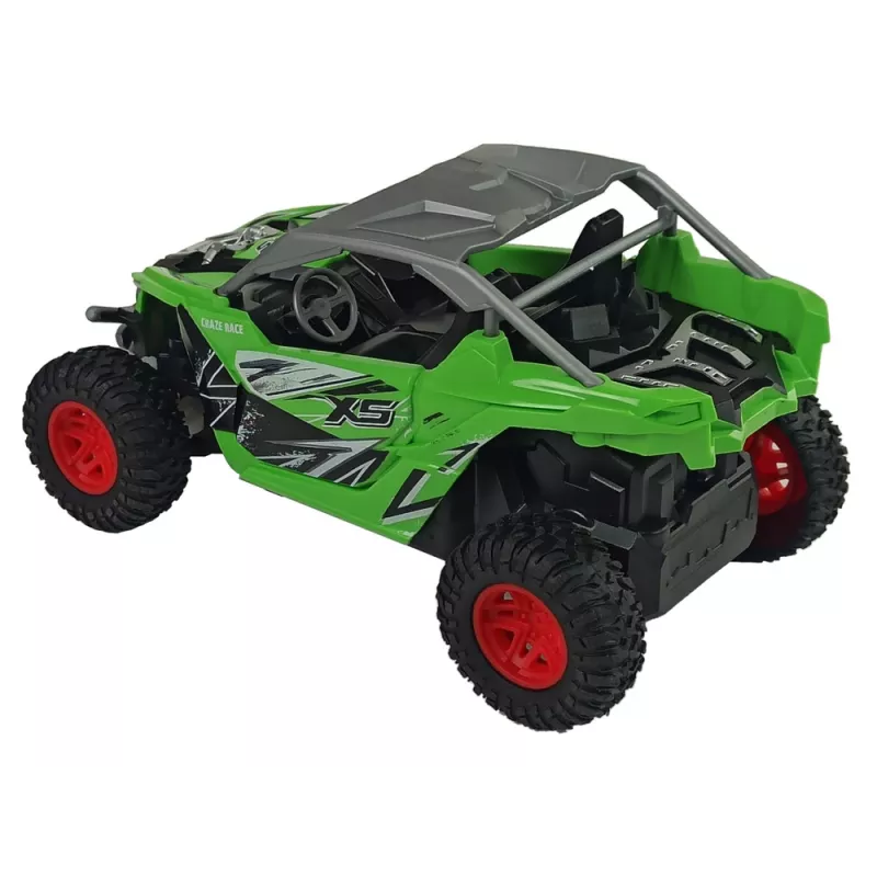 LEAN TOYS Carro telecomandado todo-o-terreno 27 MHz verde