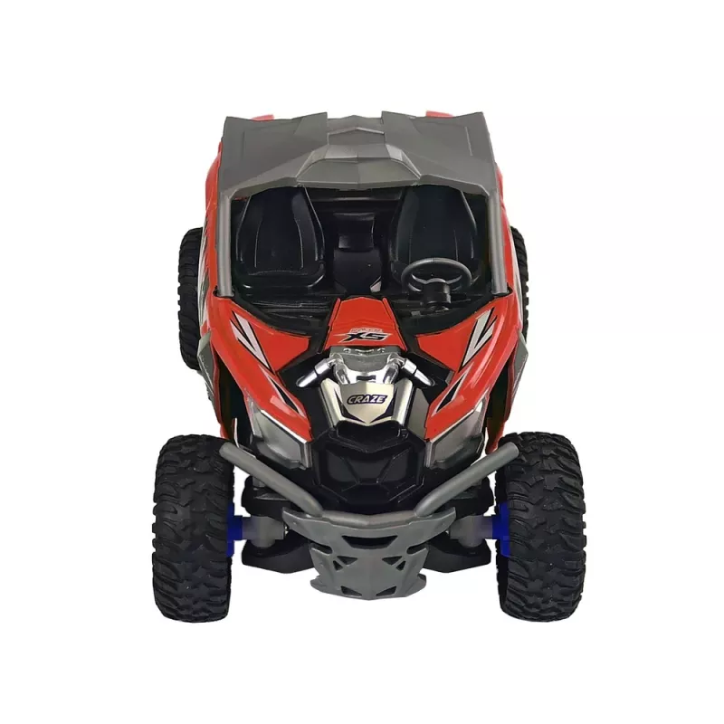LEAN TOYS Carro telecomandado todo-o-terreno 27 MHz vermelho