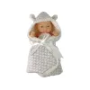 LEAN TOYS Boneca Bebé Fofa Cinzento Cocar