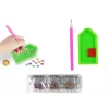LEAN TOYS conjunto de autocolantes de bordado diamante animais jardim arco-íris mosaico