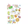 LEAN TOYS conjunto de autocolantes de bordado diamante animais jardim arco-íris mosaico
