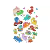 LEAN TOYS conjunto de autocolantes de bordado diamante dinossauros mosaico