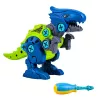 LEAN TOYS Blocos de Construção Dinossauro Conjunto de Parafusos com Chave de Fendas 4-em-1