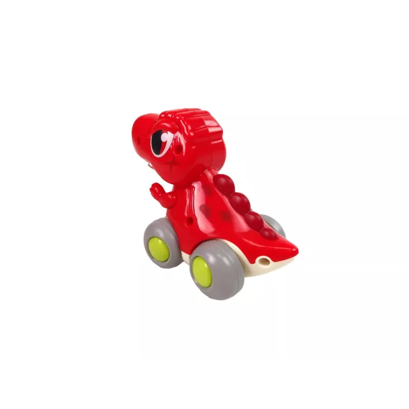 LEAN TOYS Dinossauro sobre Rodas Figura T-Rex Vermelha