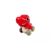 LEAN TOYS Dinossauro sobre Rodas Figura T-Rex Vermelha