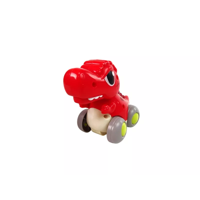 LEAN TOYS Dinossauro sobre Rodas Figura T-Rex Vermelha