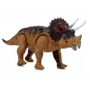 LEAN TOYS Dinossauro Triceratops a pilhas amarelo