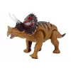 LEAN TOYS Dinossauro Triceratops a pilhas amarelo