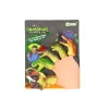 LEAN TOYS Dinossauro Dedoches Sensoriais de Borracha