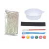 LEAN TOYS Kit DIY Halloween Ímanes Moldes de Gesso Abóbora