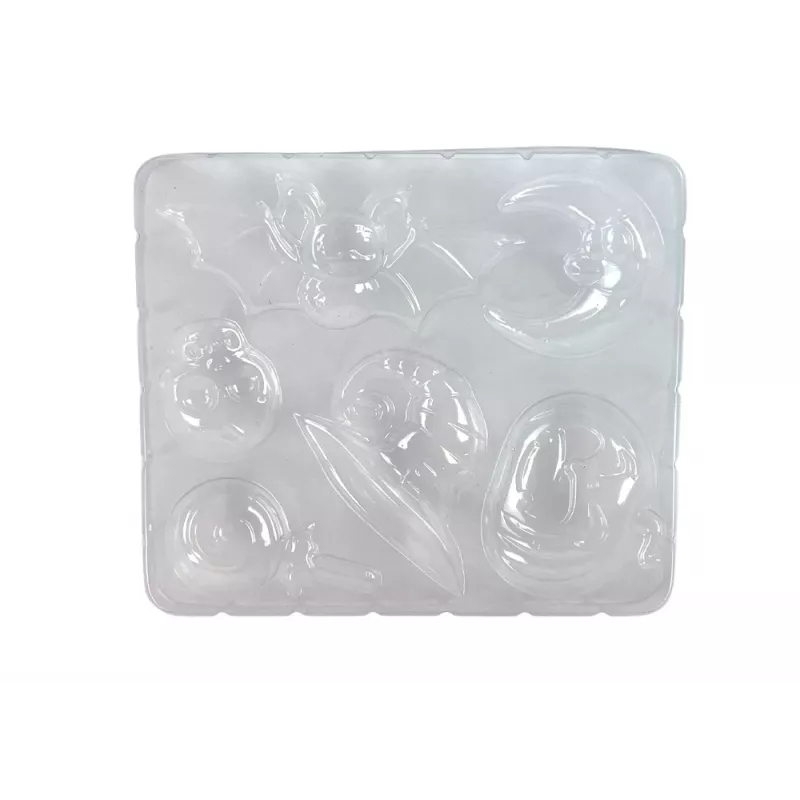 LEAN TOYS Kit DIY Halloween Ímanes Moldes de Gesso Abóbora
