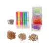 LEAN TOYS Conjunto de Criação de Bijuteria com Contas e Canetas