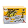 LEAN TOYS Bolsa de ferramentas DIY para aparafusadora sem fio, poliéster 600D, preto com detalhes vermelhos