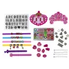 LEAN TOYS Conjunto de Joalharia DIY Pulseira com Pingentes de Letras