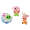 LEAN TOYS Conjunto de Contas de Água Mágicas DIY 8 Cores Porco