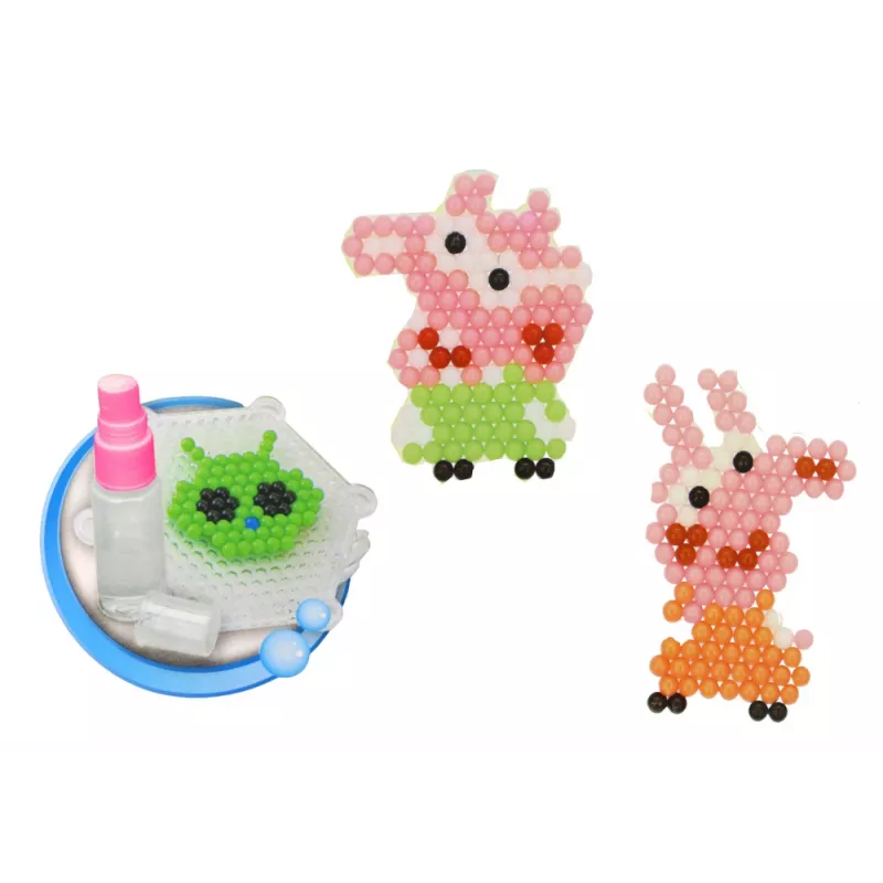 LEAN TOYS Conjunto de Contas de Água Mágicas DIY 8 Cores Porco