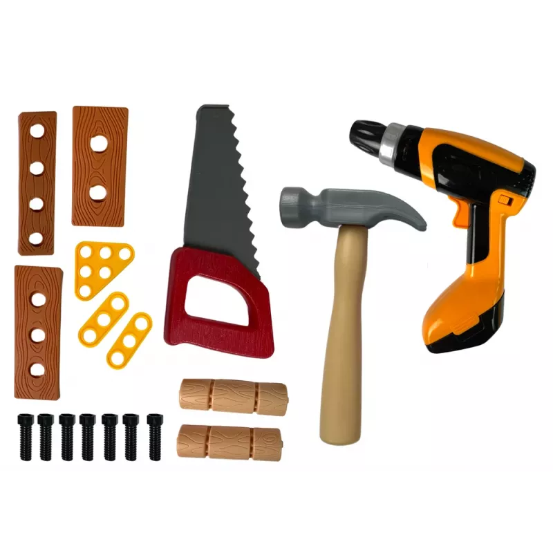 LEAN TOYS Conjunto de oficina DIY Berbequim de ferramentas