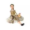 LEAN TOYS Boneca para criança Emily com cão de pelo comprido