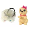 LEAN TOYS Boneca para criança Emily com cão de pelo comprido