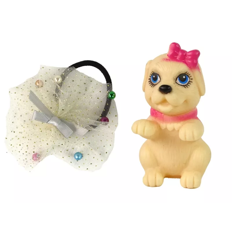 LEAN TOYS Boneca para criança Emily com cão de pelo comprido